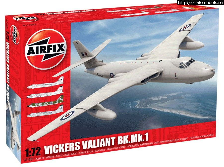 1306775239_a11001_1.jpg :  Airfix: 1/72 Vickers Valiant BK.Mk.1  