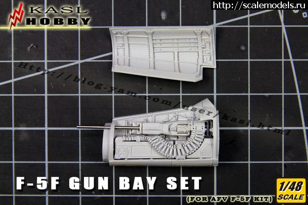 1310726954_14e1e8cfae171c.jpg :  KASL Hobby: 1/48 F-5F Tiger Gun Bay Set   