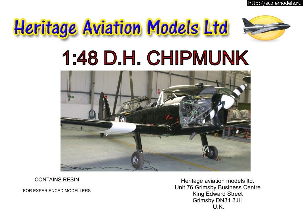 1310981902_dhchipmunk1289p1.jpg :  Heritage Aviation Models: 1/48 DHC-1 Chipmunk  