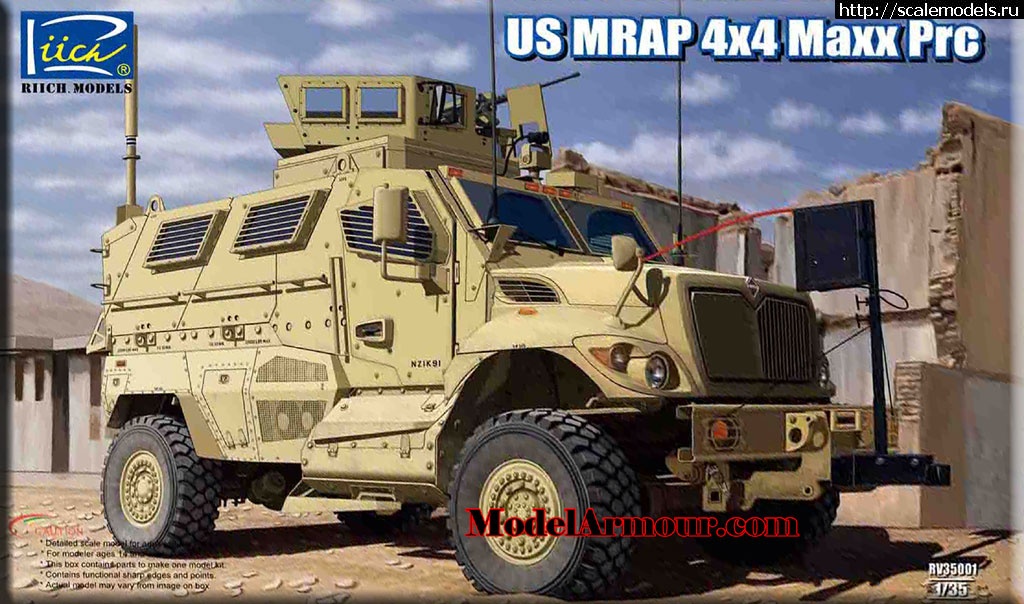 1324461226_01.jpg :  Riich Models: 1/35 US MRAP 4x4 Maxx Prc  