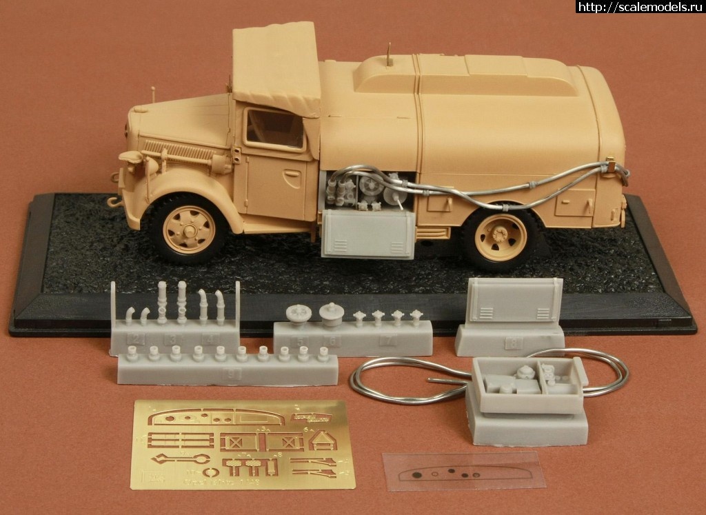 1326792220_untitled.jpg :  SBS Model: 1/48 Opel Blitz Kfz. 385 Tankwagen detail set  