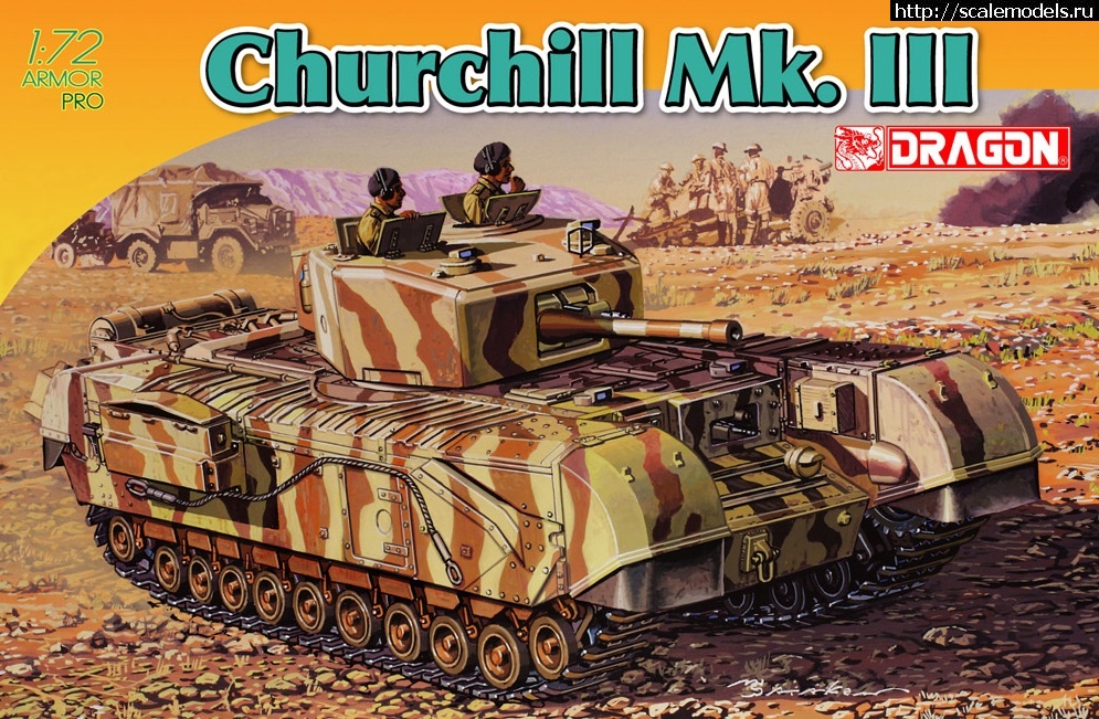 1326860288_43.jpg :  Dragon: 1/72 Churchill Mk.III  