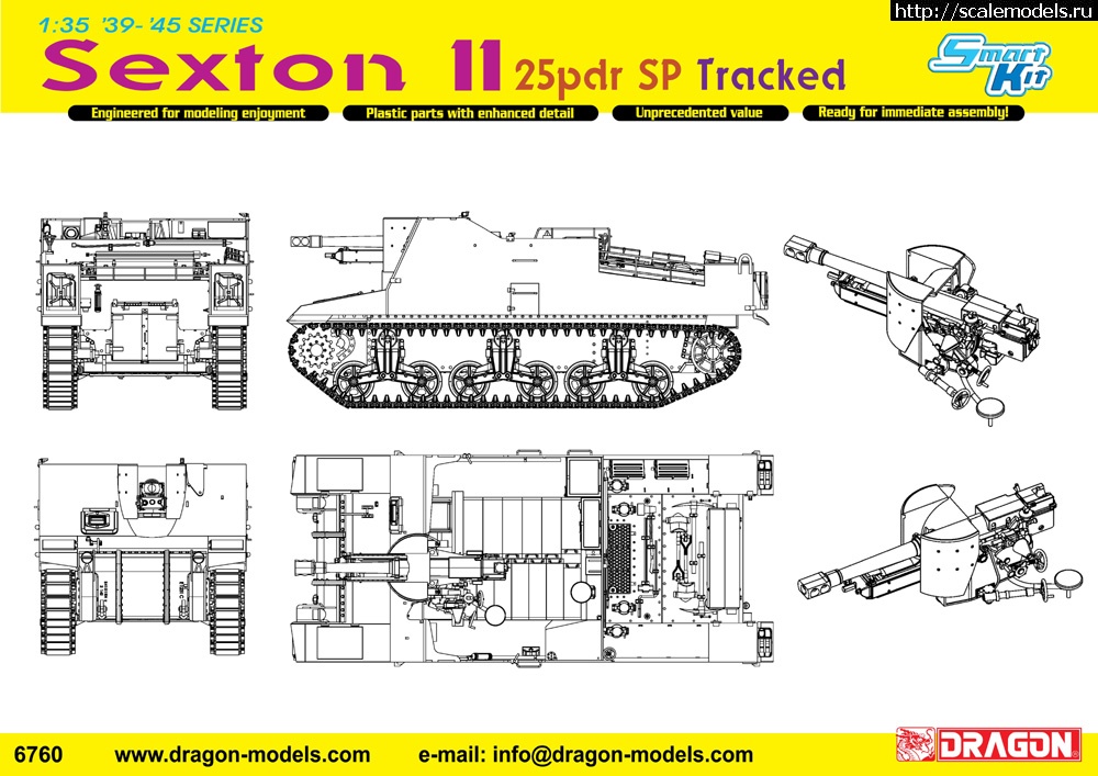1328081322_6760poster.jpg :  Dragon: 1/35 Sexton II 25pdr SP Tracked   