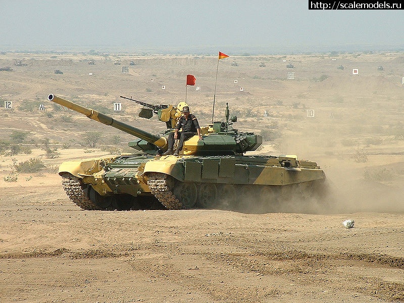 1328957942_800px-Indian_Army_T-90-21.jpg : #639505/  Tamiya+Miniarm 1/35 T-90A(#4921) -   