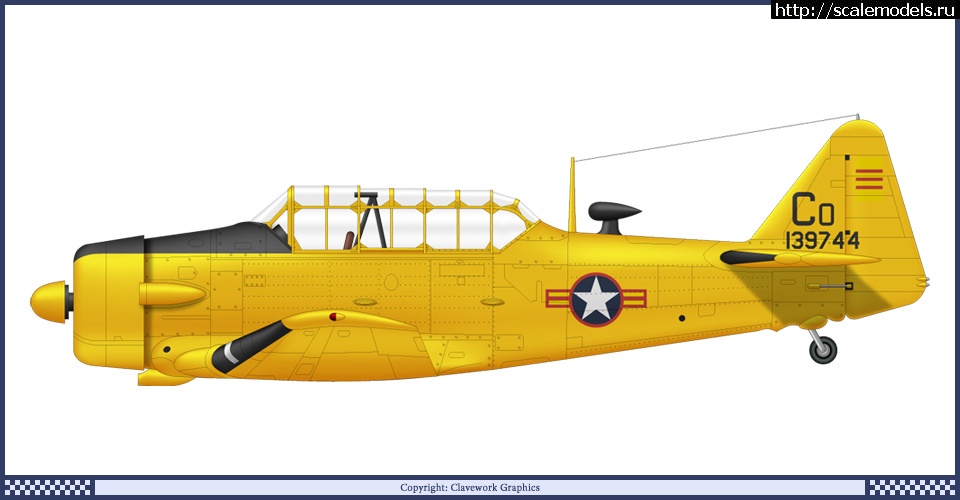 #727289/ AT-6G Texan Royal Lao Air Force 1/72 Academy  