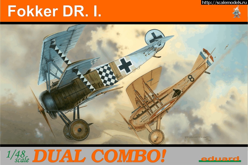 Fokker Dr.I 1/48 Eduard - Frommherz   - !  