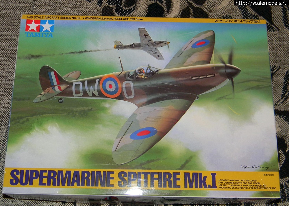 1351356761_1.jpg : Spitfire Mk.1 1/48 Tamiya ГОТОВО Закрыть окно