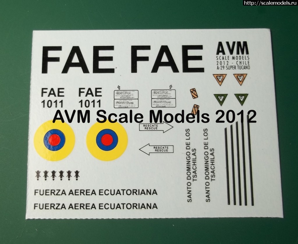 1351495669_calcas-FAE-1.jpg :  AVM Scale Models: 1/48 Embraer EMB 314/A-29 Super Tucano  
