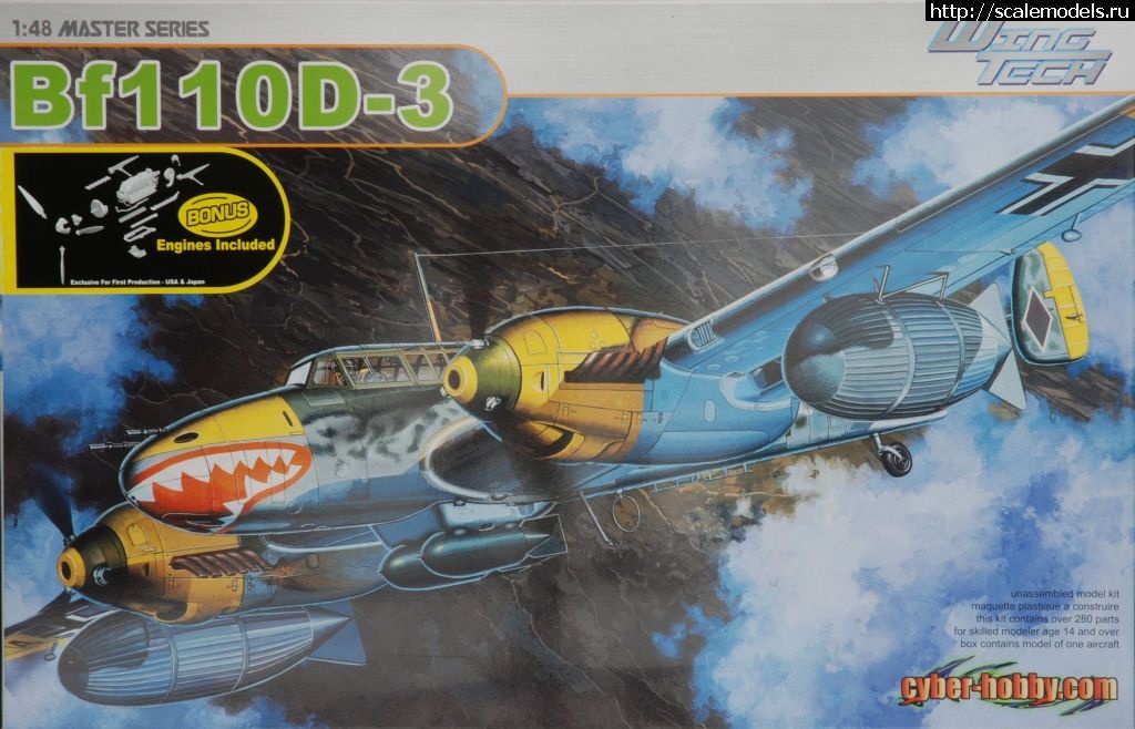 1352808659_1.jpg : 1:48 Messerschmitt Bf.110 D-3   Cyber Hobby  