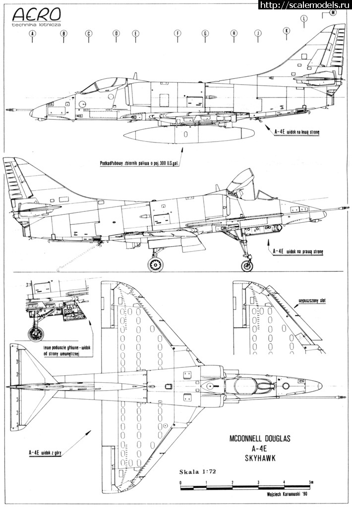 1358101936_Aero-Technika-Lotnicza-1991-01---McDonnell-Douglas-A-4-Skyhawk-7---rrrrjos.jpg : #801962/  Fujimi 1/72 A-4E/B/C Skyhawk - ...(#784) -   
