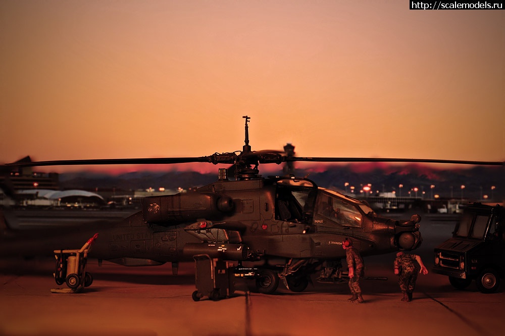 #812673/ Hasegawa+Academy 1/72 AH-64A Apache(#4923) -   