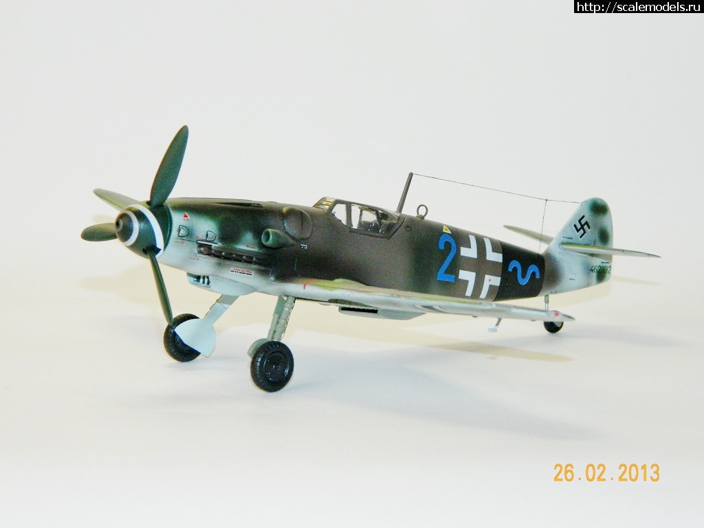 #825765/ Bf109G-14, Alfred Michael, 16/JG53 (1:48,ACADEMY) - !  