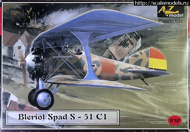 Bleriot-SPAD S-51   1/72 AZ Model  