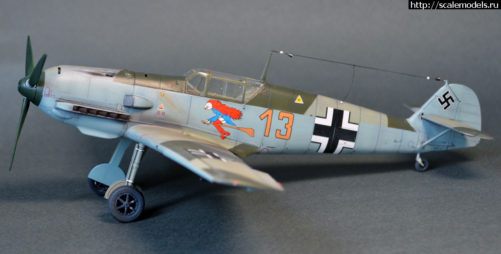 Eduard 1/48 Bf 109E-1 Курта Уббена Закрыть окно