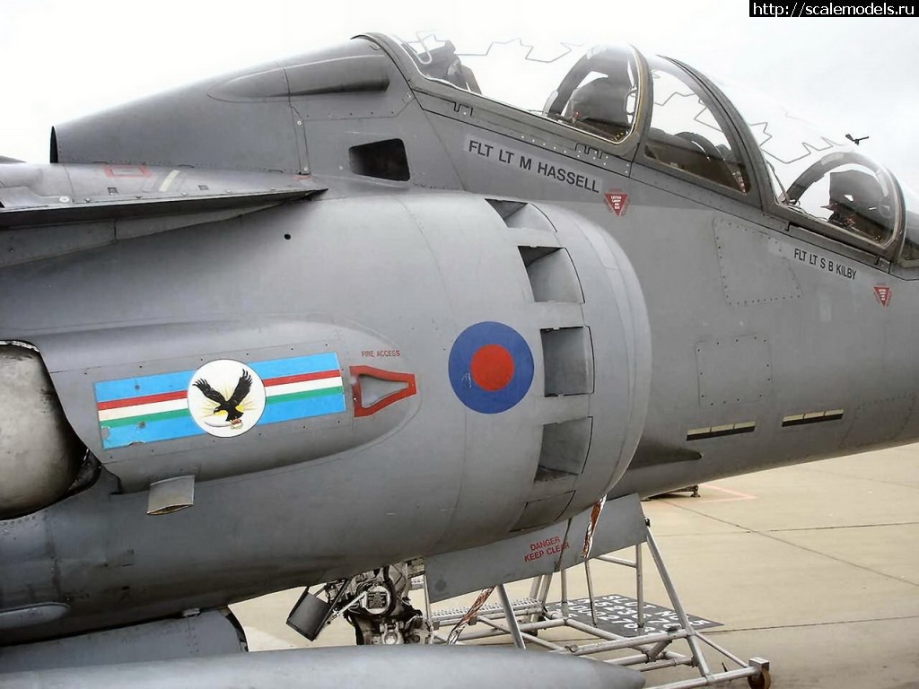 #889329/ Airfix FRS.1+Neomega=Harrier T.8N in 1/48 ()  