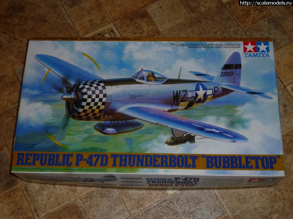 P-47D Thunderbolt "Bubbletop" Tamiya 1/48   