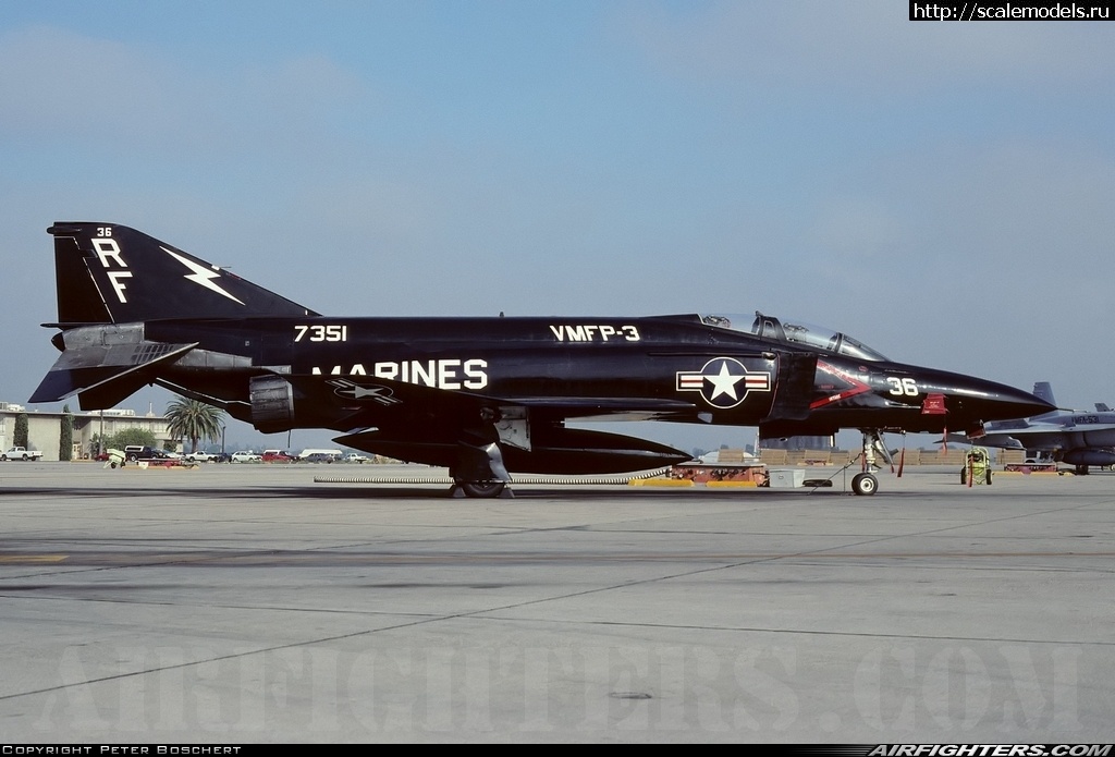 1/48 Hasegawa RF-4B Phantom II VMFP-3 Black Special  