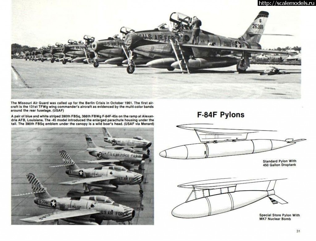#934434/ 1/48 Kinetic F-84F Thunderstreak 52-6834, 91st FBS, 81st FBW  