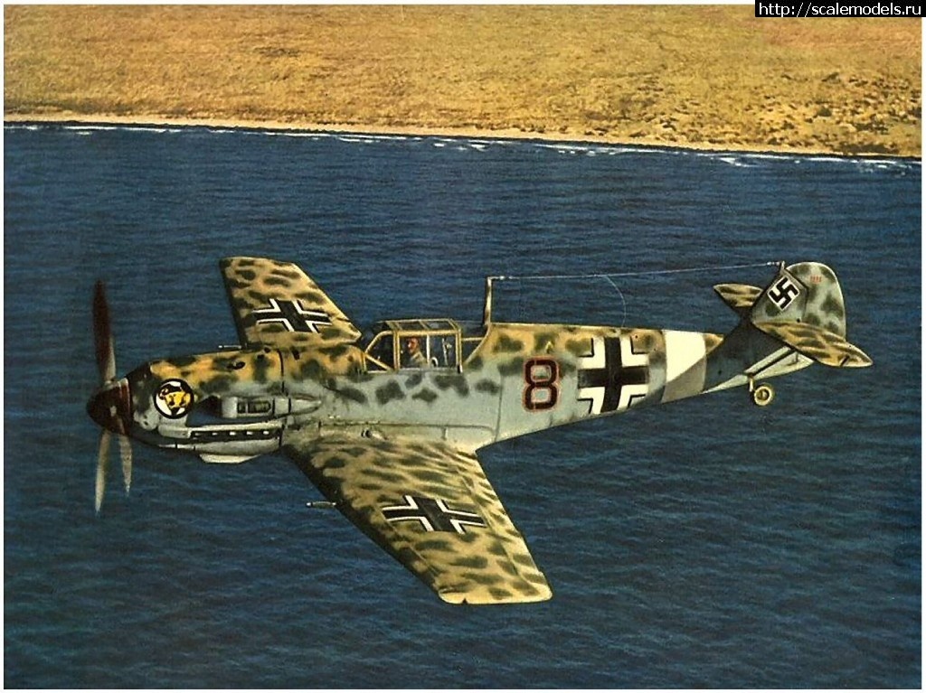 1388044623_Bf-109E4-Trop.jpg : Messerschmitt Bf 109E-4/Trop (1/32, Trumpeter) -   