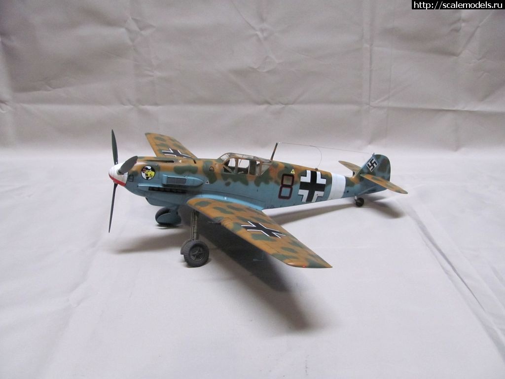 1389008189_IMG_4237.jpg : #961467/ Messerschmitt Bf 109E-4/Trop (1/32, Trumpeter) -   
