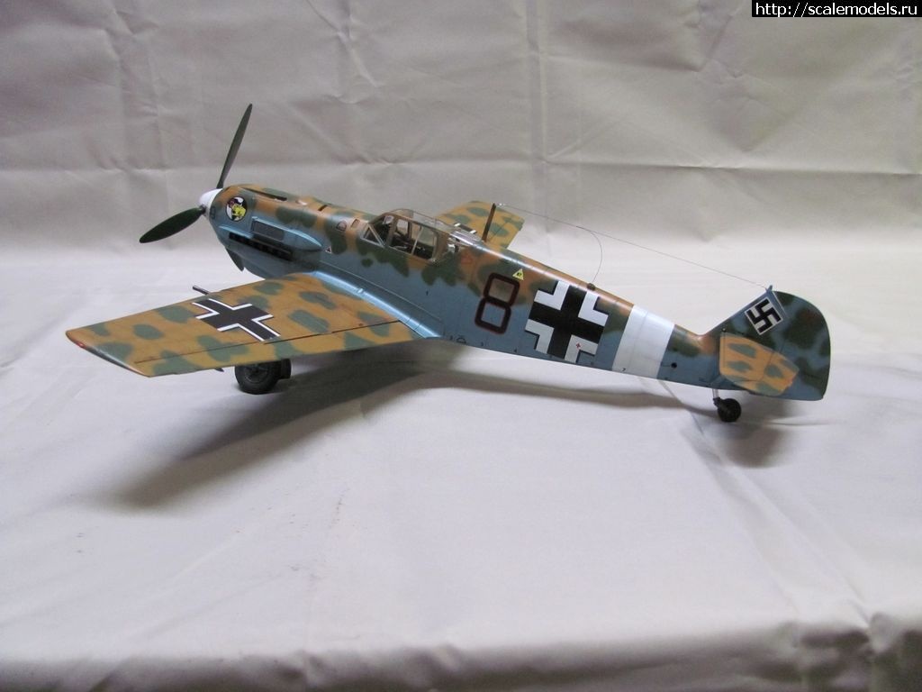 1389008221_IMG_4257.jpg : #961467/ Messerschmitt Bf 109E-4/Trop (1/32, Trumpeter) -   