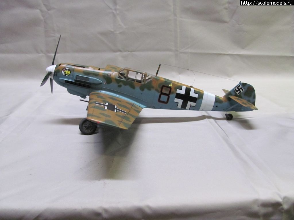 1389008223_IMG_4259.jpg : #961467/ Messerschmitt Bf 109E-4/Trop (1/32, Trumpeter) -   