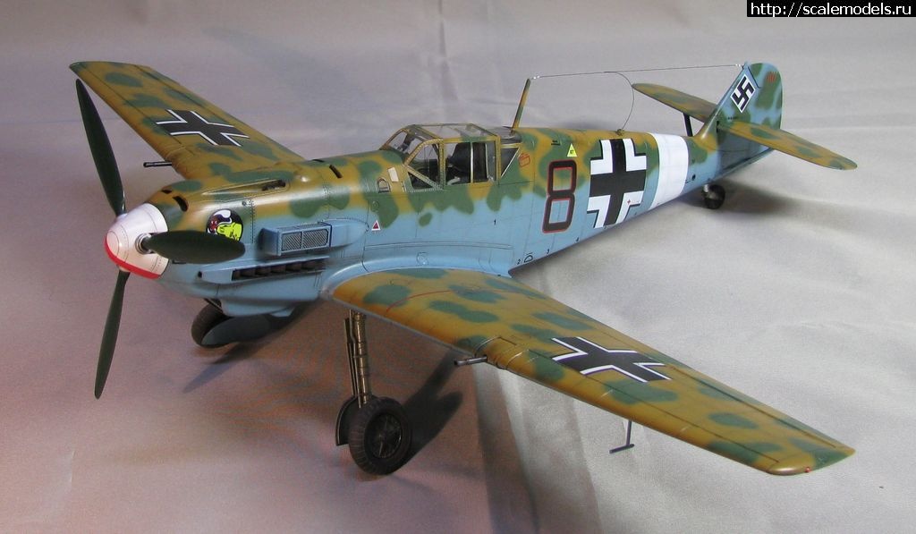 1389009800_1.jpg : #961467/ Messerschmitt Bf 109E-4/Trop (1/32, Trumpeter) -   