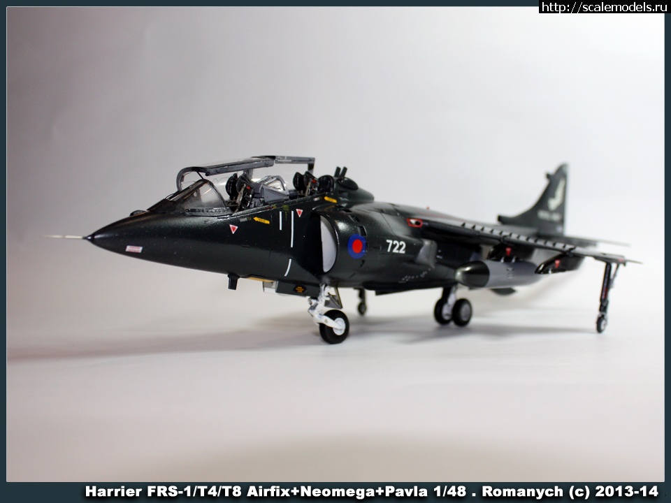 1389720786_harrier-T8_27_2014.jpg : #966163/ Airfix FRS.1+Neomega=Harrier T.8N in 1/48 ()  