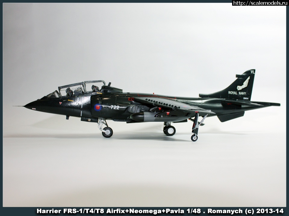 1389720789_harrier-T8_28_2014.jpg : #966163/ Airfix FRS.1+Neomega=Harrier T.8N in 1/48 ()  