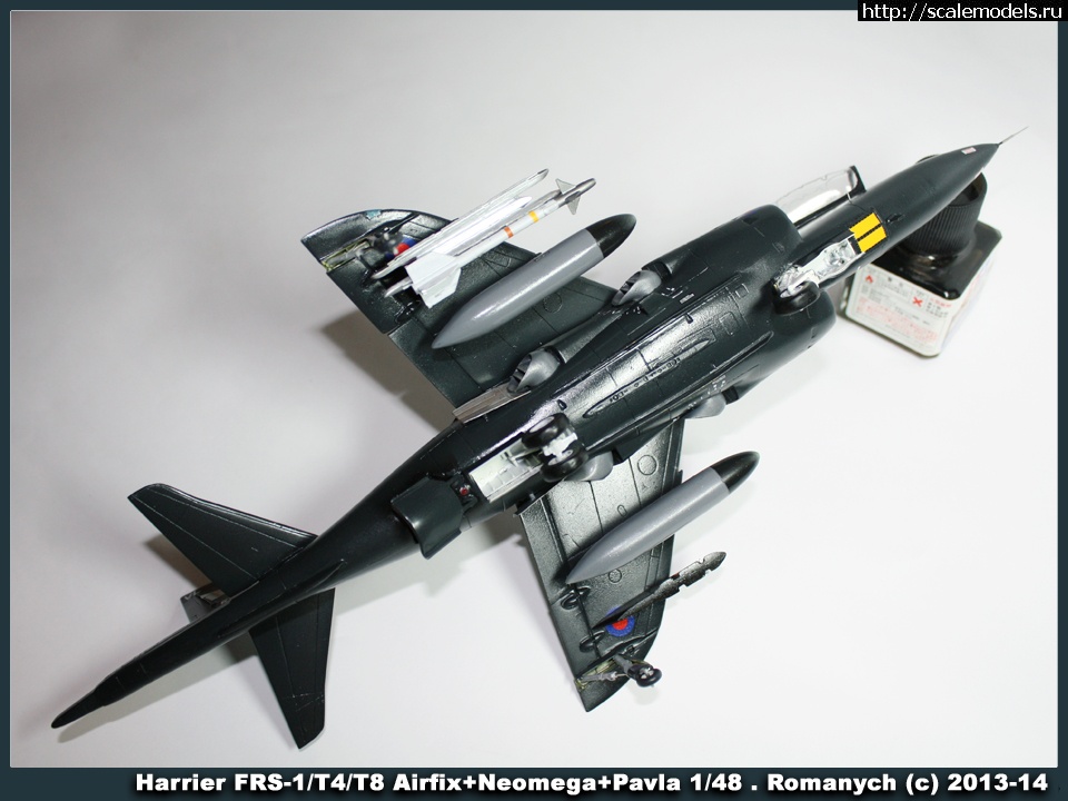 1389720792_harrier-T8_29_2014.jpg : #966163/ Airfix FRS.1+Neomega=Harrier T.8N in 1/48 ()  