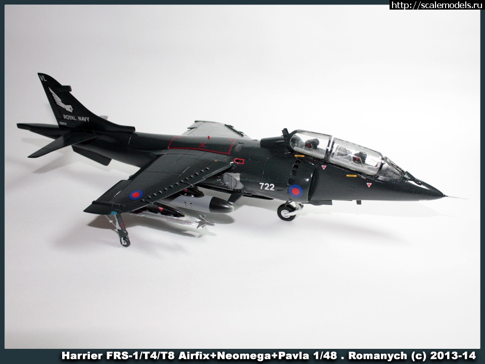 1389720795_harrier-T8_30_2014.jpg : #966163/ Airfix FRS.1+Neomega=Harrier T.8N in 1/48 ()  