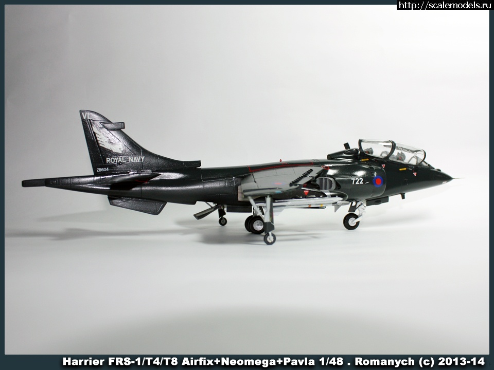 1389720797_harrier-T8_31_2014.jpg : #966163/ Airfix FRS.1+Neomega=Harrier T.8N in 1/48 ()  